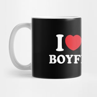 Y2K Funny Slogan I Love My Boyfriends II Mug